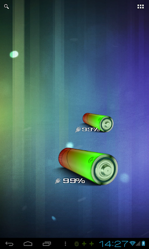 3D AA Battery Widget Screenshot 0