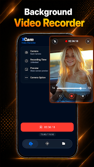 xCam Background Video Recorder Screenshot 0