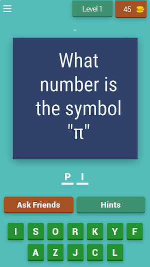 MATHEMATICS QUIZ Screenshot 0
