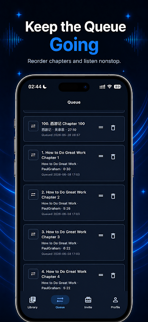 WristListen - AI Audiobooks Screenshot 3