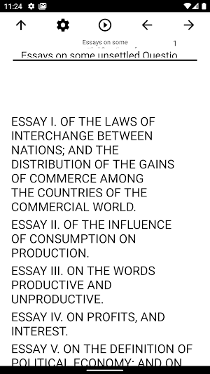 Book, Essays on some unsettled Screenshot 0
