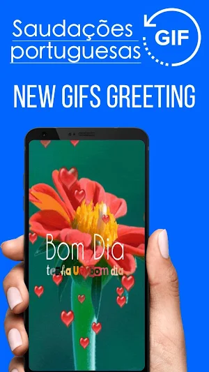 Portuguese Good Morning Gif Screenshot 0