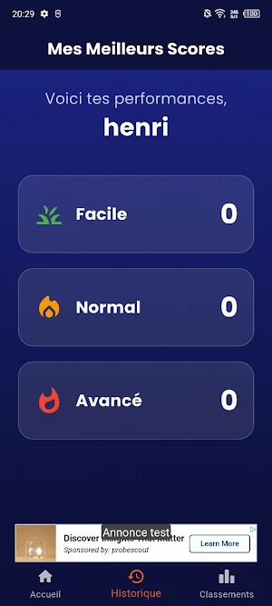 Quizz Talent - Le Défi Screenshot 1