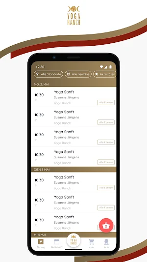 Yoga Ranch App Screenshot 1