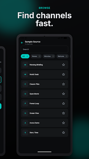 StreamBox M3U Player Screenshot 3