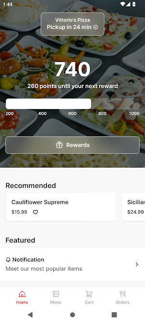 Vittorios Pizzeria Screenshot 0