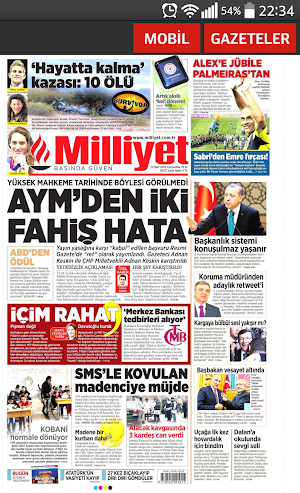 Gazetelik - Manşetler Screenshot 1