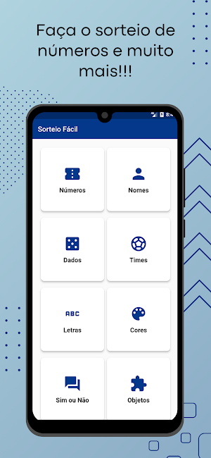 Sorteio Aleatório Números e + Screenshot 0