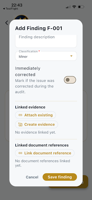 A1 Audit App Screenshot 3