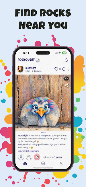 RockQuest – Painted Rocks Screenshot 0