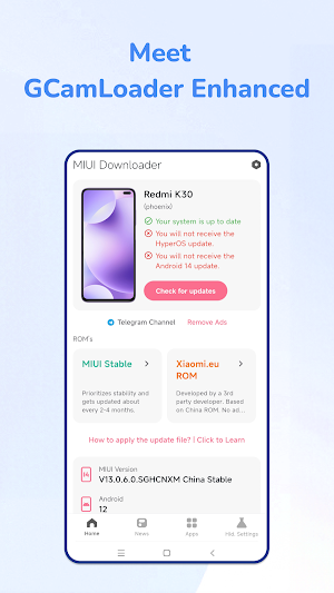 Gcamloader: GCamera Community Screenshot 0