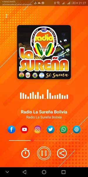 RADIO LA SUREÑA BOLIVIA Screenshot 1