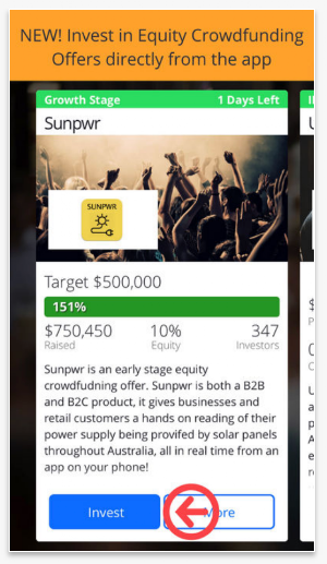 OnMarket: Invest with impact. Screenshot 0