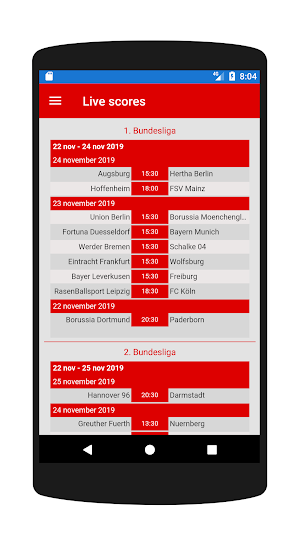 German Soccer live Screenshot 3