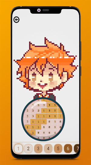 Color By Number Haikyu Screenshot 1