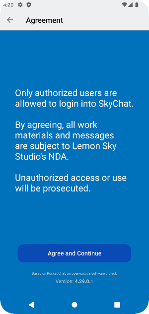 SkyChat Screenshot 1