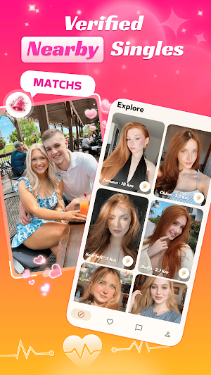 Dating,Flirt & Chat : Meetly Screenshot 1