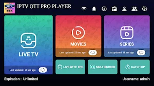 IPTV OTT PRO PLAYER Screenshot 0