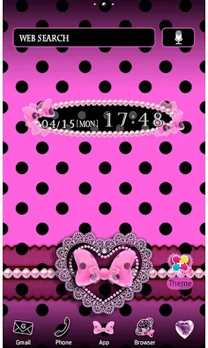 Spicy Pink Wallpaper Theme Screenshot 0