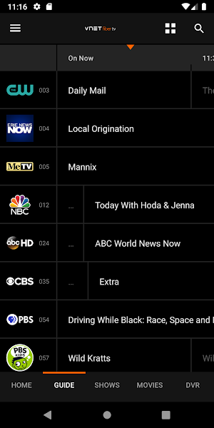 VNET Fiber TV Screenshot 1