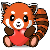 Red Panda Stickers - WASticker