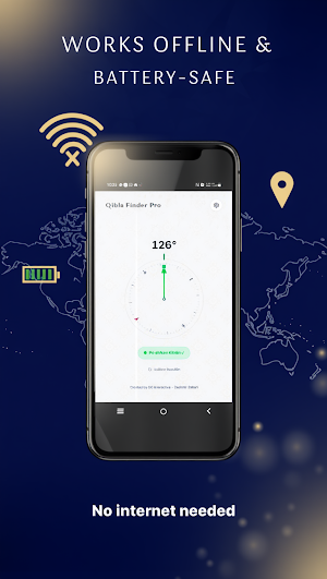 Qibla Finder Pro Screenshot 3