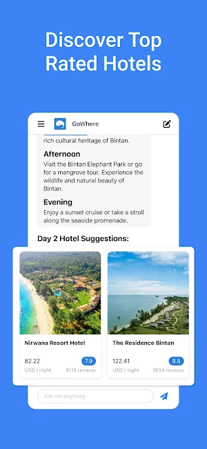 GoWhere.AI Travel Like A Local Screenshot 1