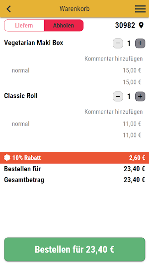 SushiMix Pattensen Screenshot 1