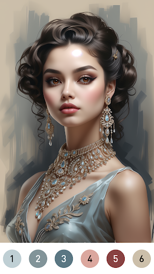 Beauty Color by number game Screenshot 1