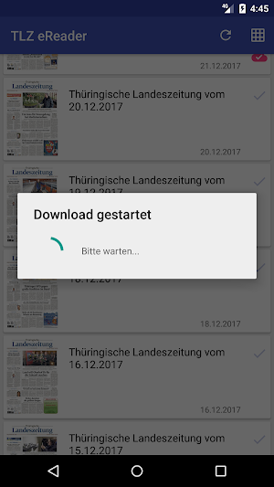TLZ eReader Screenshot 1