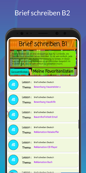 Brief schreiben B2 Screenshot 2