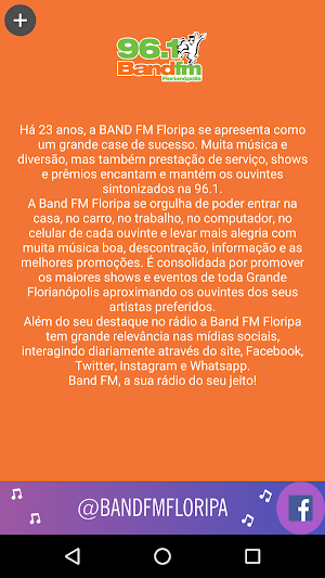 Band FM Floripa Screenshot 2