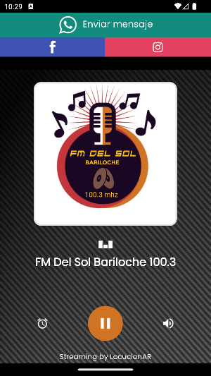 FM Del Sol Bariloche 100.3 Screenshot 0