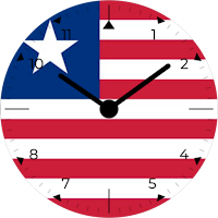 Liberia Analog Watch Face