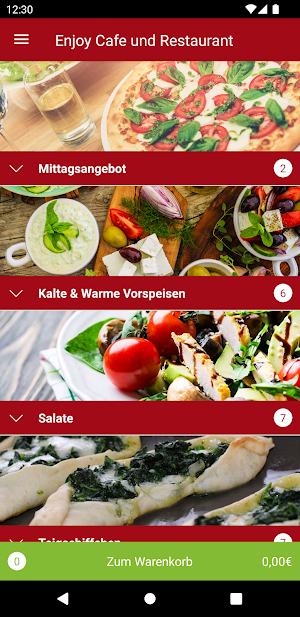 Enjoy Cafe und Restaurant Screenshot 1