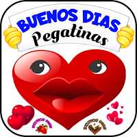 Pegatinas de buenos dias