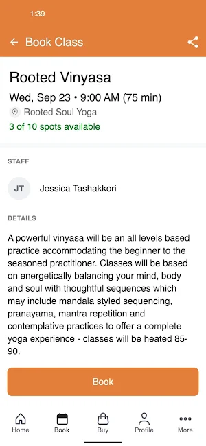 Rooted Soul Yoga Screenshot 2