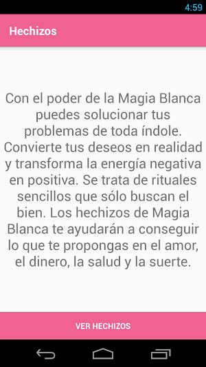 Hechizos de Magia Blanca Screenshot 0