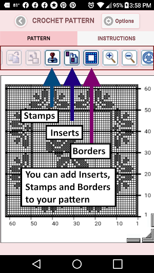 Filet Crochet Pattern Creator Screenshot 2