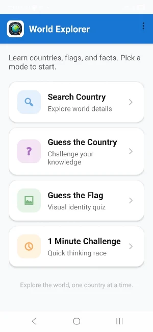 World Explorer: Flag Quiz Screenshot 0