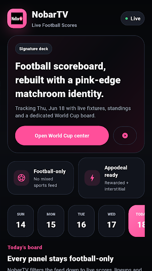 NobarTV - Live Scores Screenshot 0