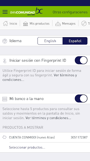 bc móvil Screenshot 2
