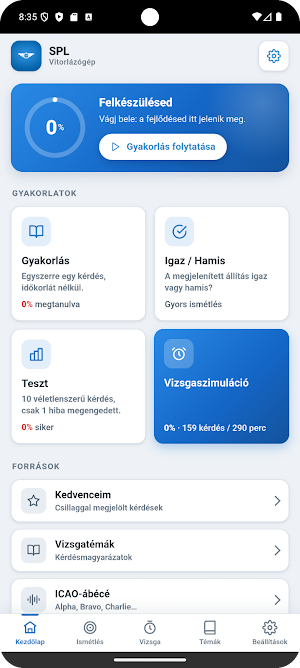 SPL Vitorlázó Elméleti Vizsga Screenshot 0