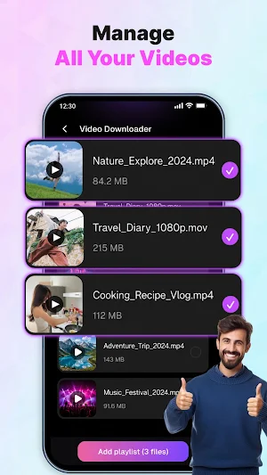 Video Downloader: Fast Saver Screenshot 3