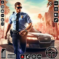 Police Car Chase Thieves Game