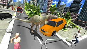 Angry Dinosaur City Attack Simulator 3D Screenshot 1
