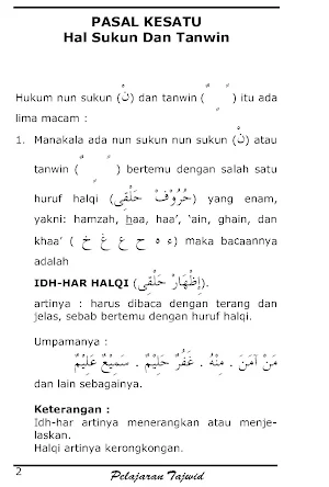 Pelajaran Tajwid Screenshot 2