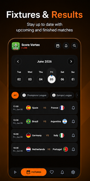 Live Score Vortex Screenshot 1