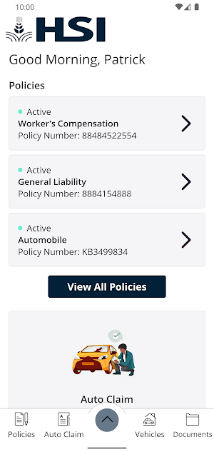 Heyer Spear Insurance Online Screenshot 1