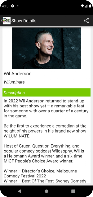 Canberra Comedy Festival Screenshot 3